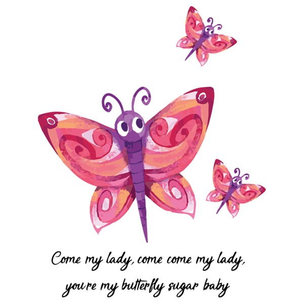 Bombažna vrečka Come my lady