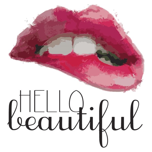 Bombažna vrečka Hello beautifull