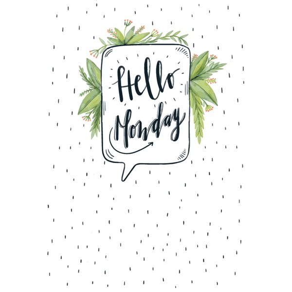 Bombažna vrečka Hello Monday