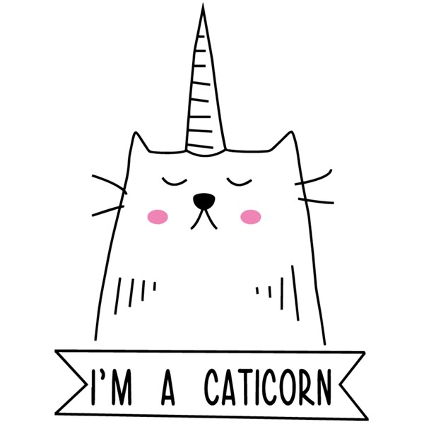 Bombažna vrečka I am a caticorn