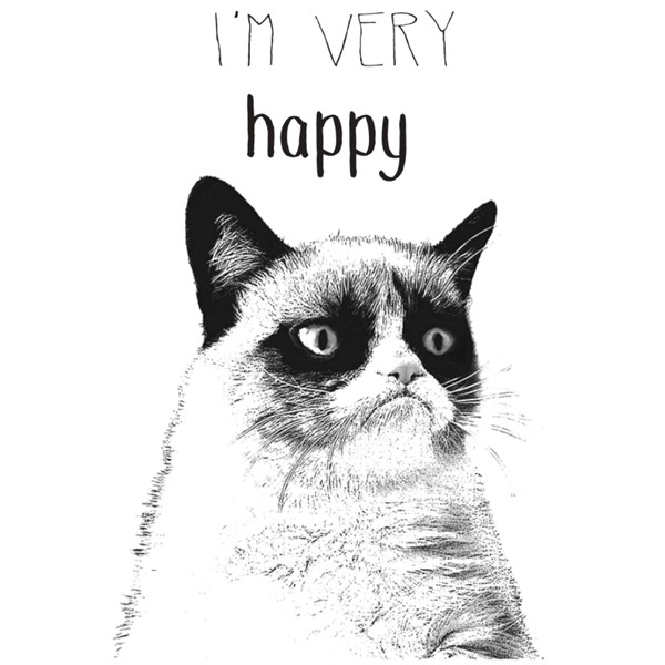 Bombažna vrečka I am very happy