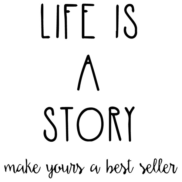 Bombažna vrečka Life is a story