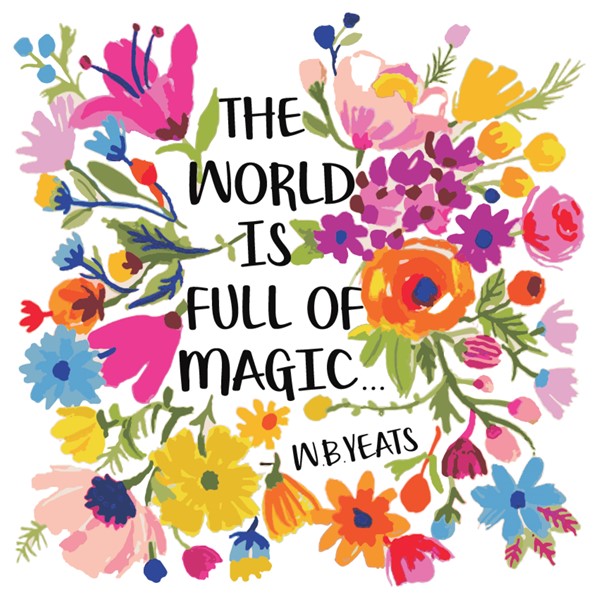 Bombažna vrečka The world if full of magic