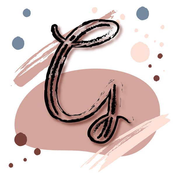 Skodelica G_monogram-rdeca