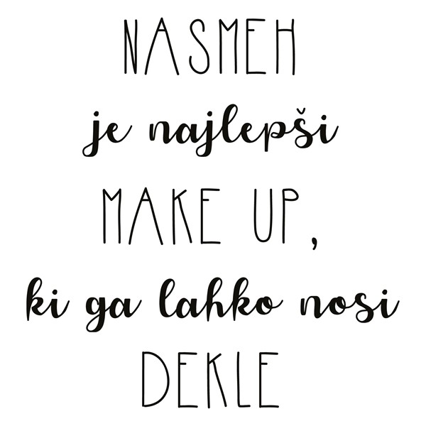 Torbica toaletka Nasmeh je najlepši makeup