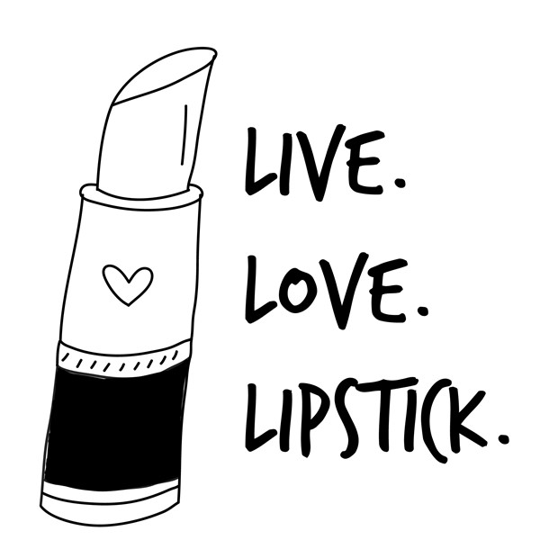 Torbica toaletka Live_Love_Lipstick
