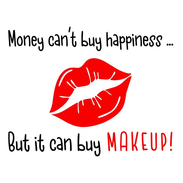 Torbica toaletka Moneys cant buy happiness