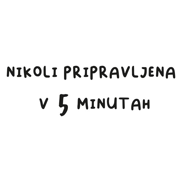 Torbica toaletka Nikoli pripravljena v 5 minutah
