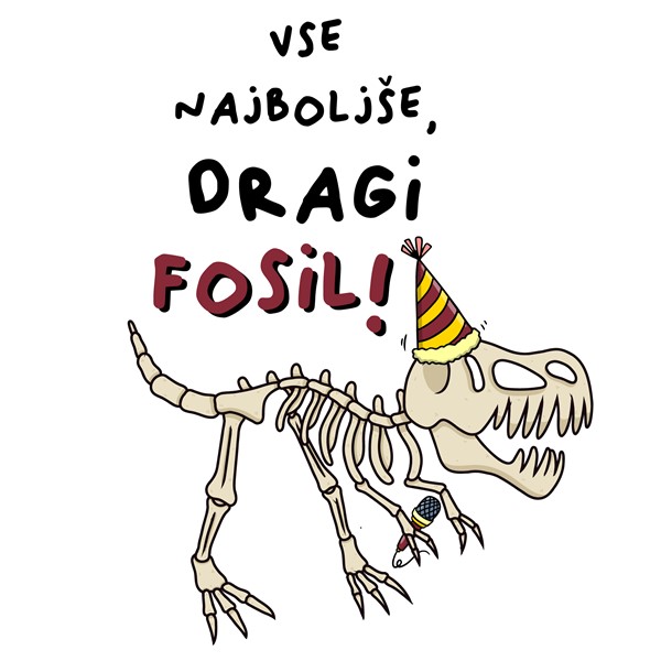 Skodelica Vse najboljse dragi fosil