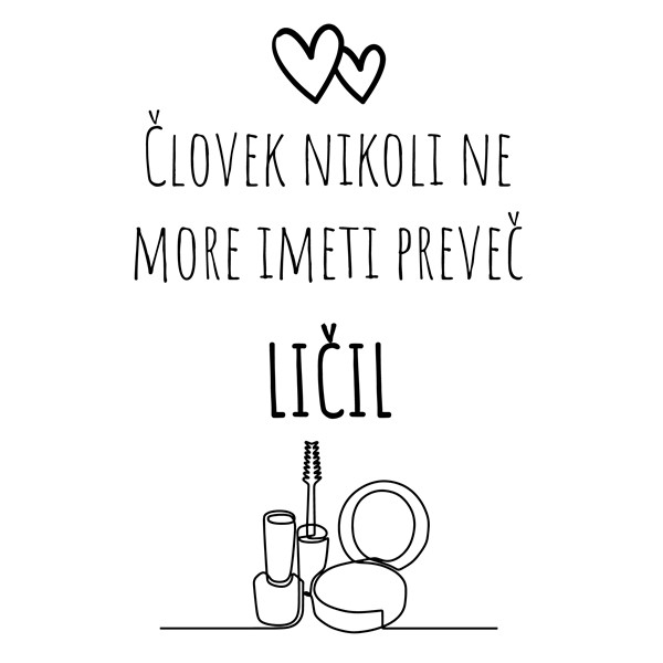 Bombažna vrečka Clovek_licil