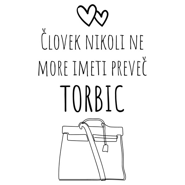 Bombažna vrečka Clovek_torbic