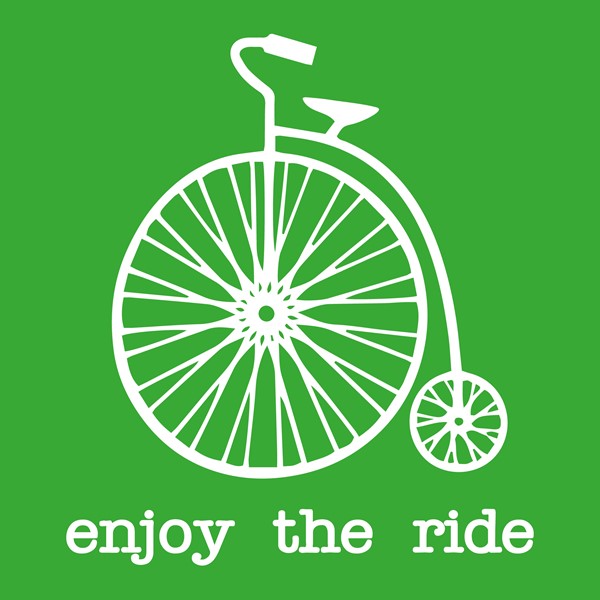 Bombažna vrečka enjoy the ride