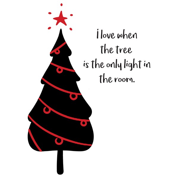 Bombažna vrečka I love when the tree