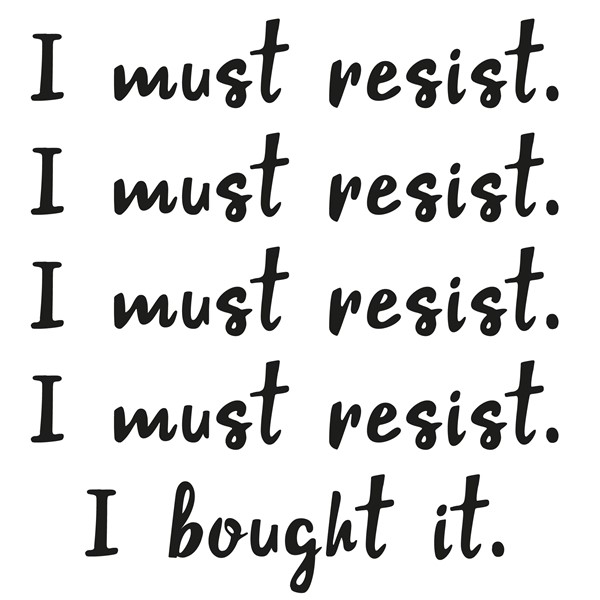 Bombažna vrečka I must resist