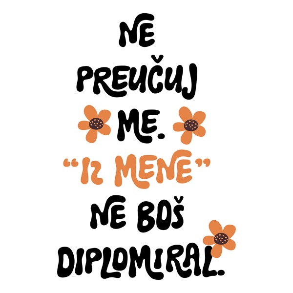 Bombažna vrečka Ne preucuj me