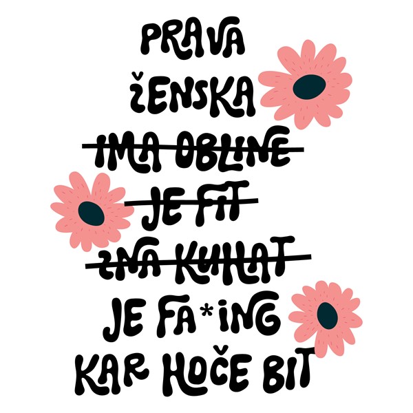 Bombažna vrečka Prava zenska