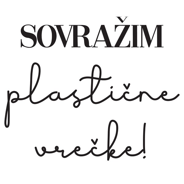 Bombažna vrečka Sovrazim plasticne vrecke