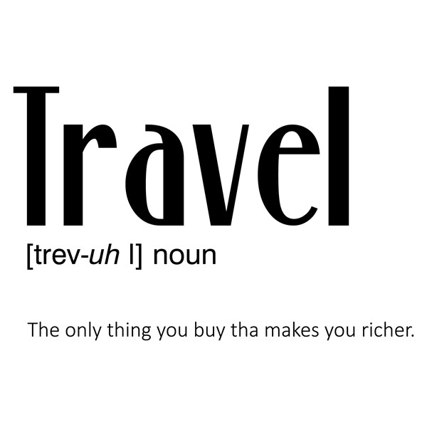 Bombažna vrečka Travel The only thing