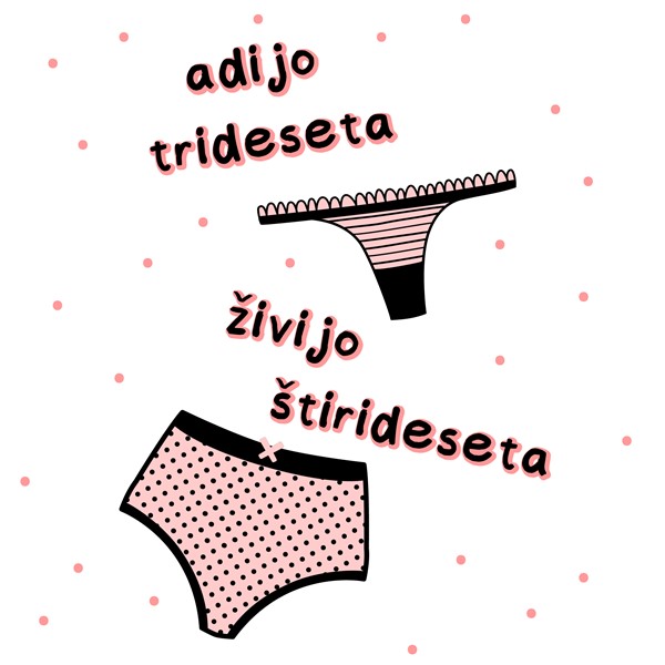 Skodelica Adijo trideseta