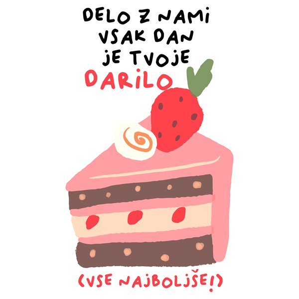 Skodelica Delo z nami vsak dan