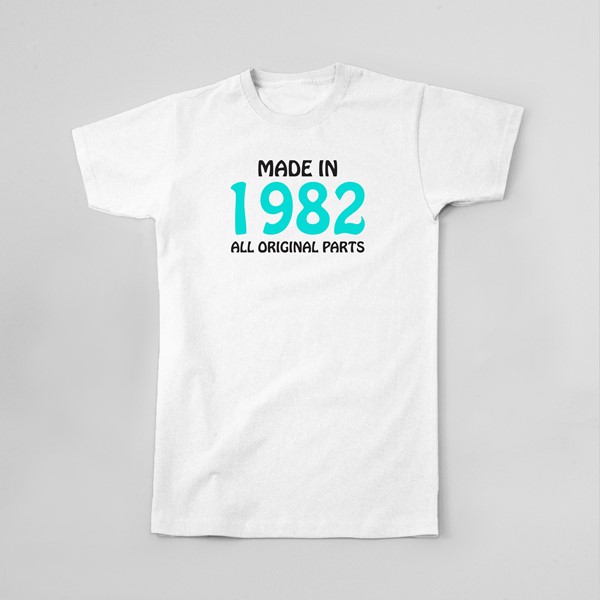 Majica Made in 1982 all original parts