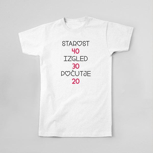 Majica Starost 40 izgled 39