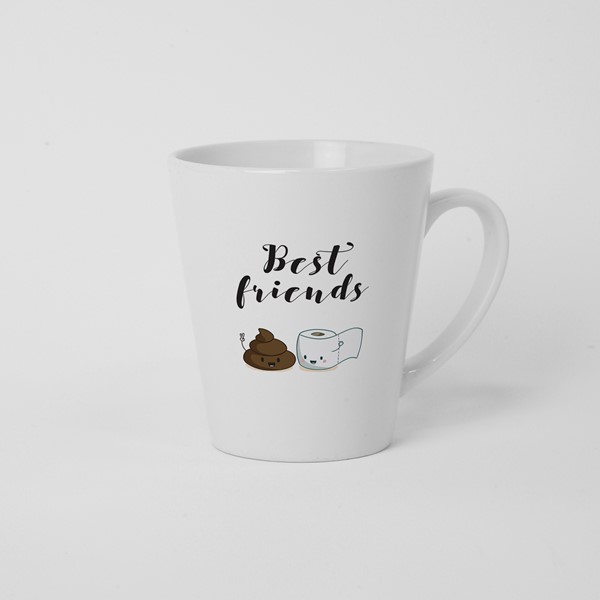 Skodelica Best friends shit and paper