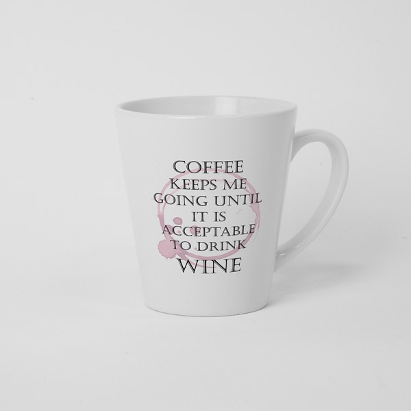 Skodelica Coffee keeps me going till its  time for wine