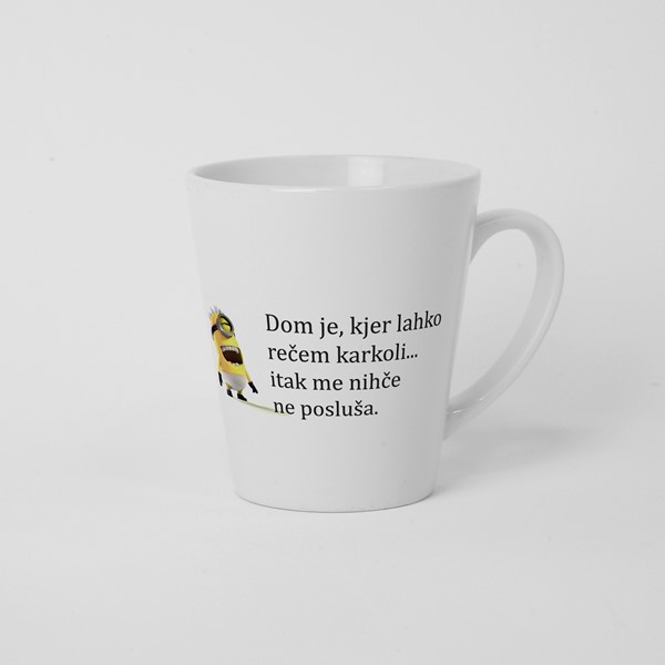 Skodelica Dom je, kjer lahko recem karkoli