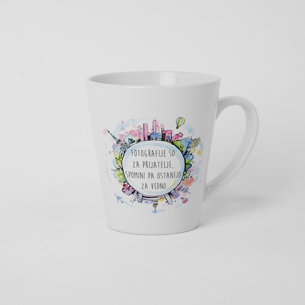 Skodelica Fotografije so za prijatelje, spomini so za vedno