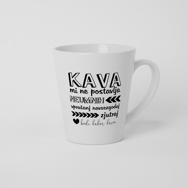 Skodelica Kava mi ne postavlja neumnih vprašanj