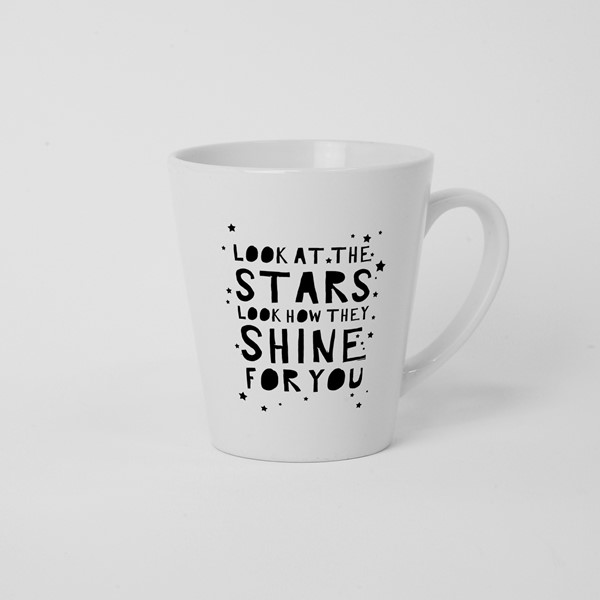 Skodelica Look at the stars look how they shine for you