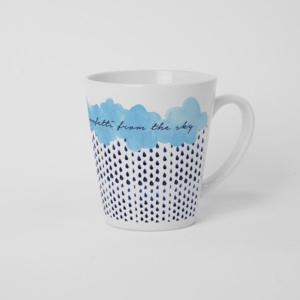 Skodelica Rain is just confeti from the sky