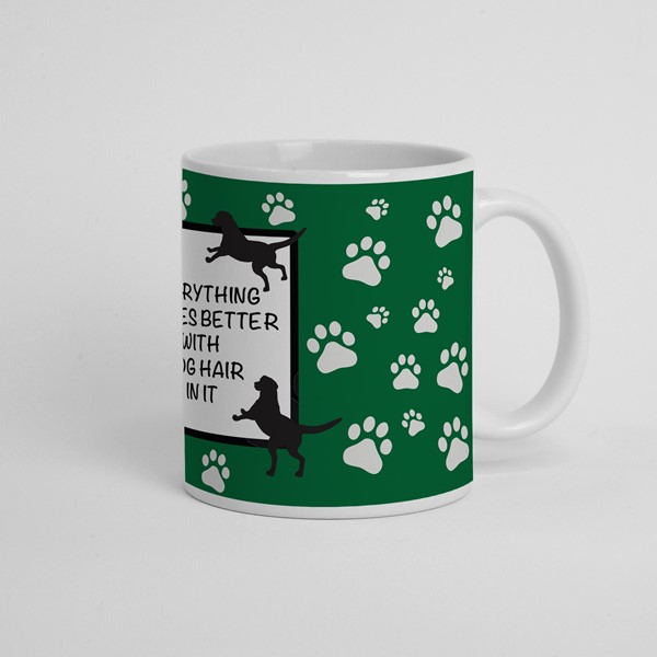 Skodelica Everything taste better with dog hair in it 01