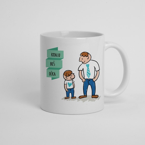 Skodelica Kmalu boš  očka