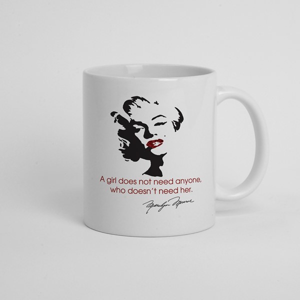 Skodelica Marylin Monroe a girl does not