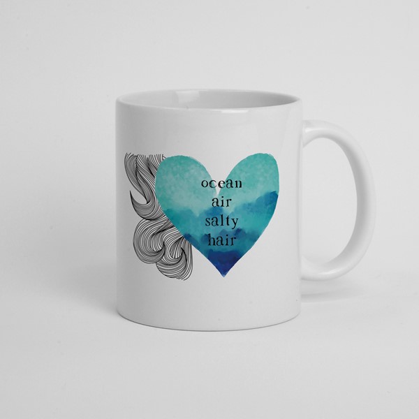 Skodelica Ocean air salty hair