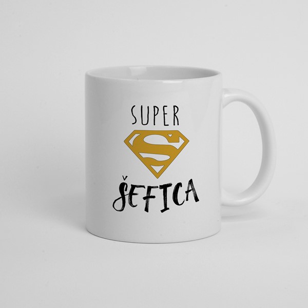Skodelica Super šefica