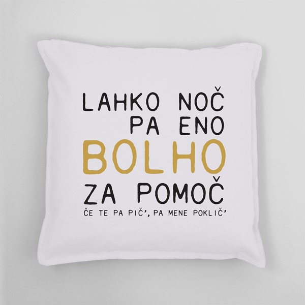Vzglavnik Lahko noč  bolha