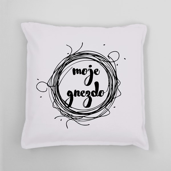 Vzglavnik Moje gnezdo