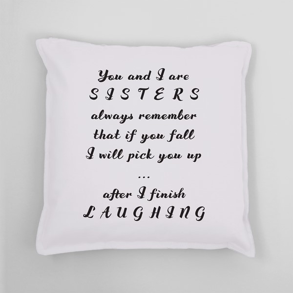 Vzglavnik You and I are sisters