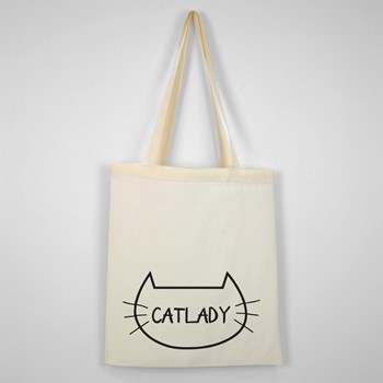 Bombažna vrečka Cat lady