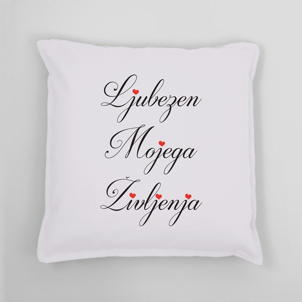 Vzglavnik Ljubezen mojega življenja