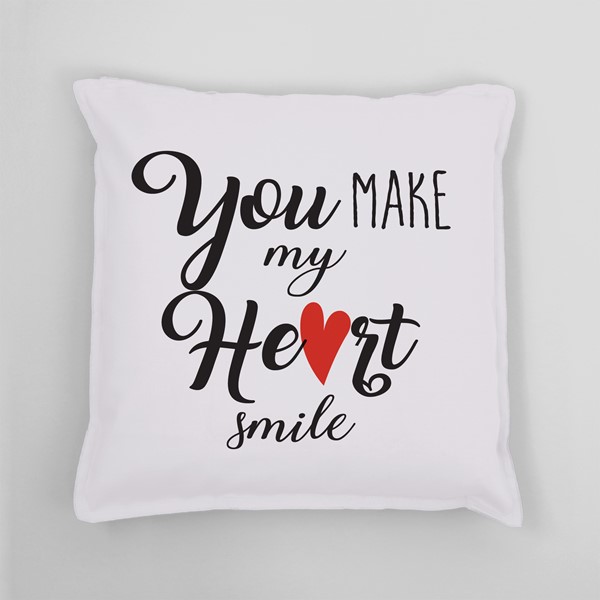 Vzglavnik You make my heart smile
