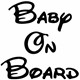 Nalepka Baby on board 05