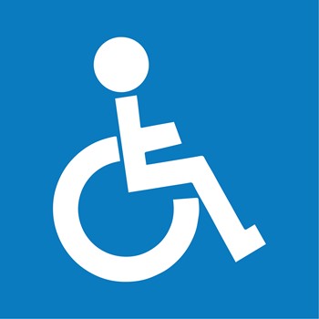 Nalepka Prostor za invalide