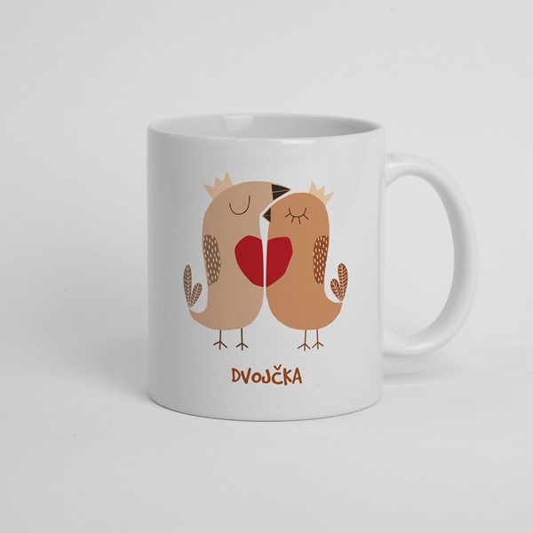 Skodelica DVOJČKA