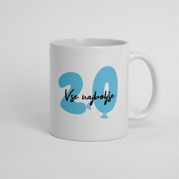 Skodelica 20 vse najboljše