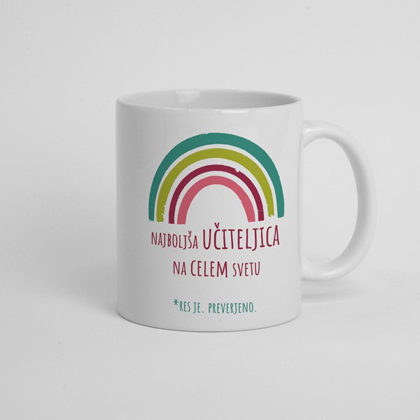 Skodelica Najboljša učiteljica_mavrica