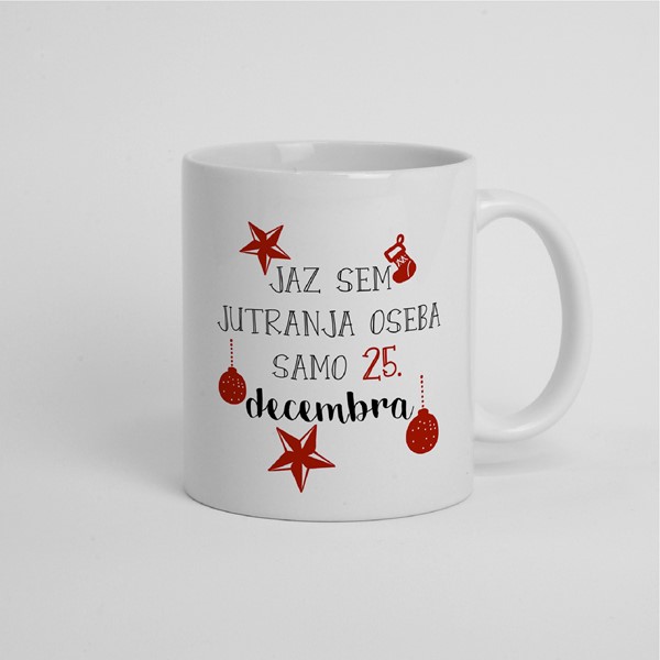 Skodelica Jaz sem jutranja oseba